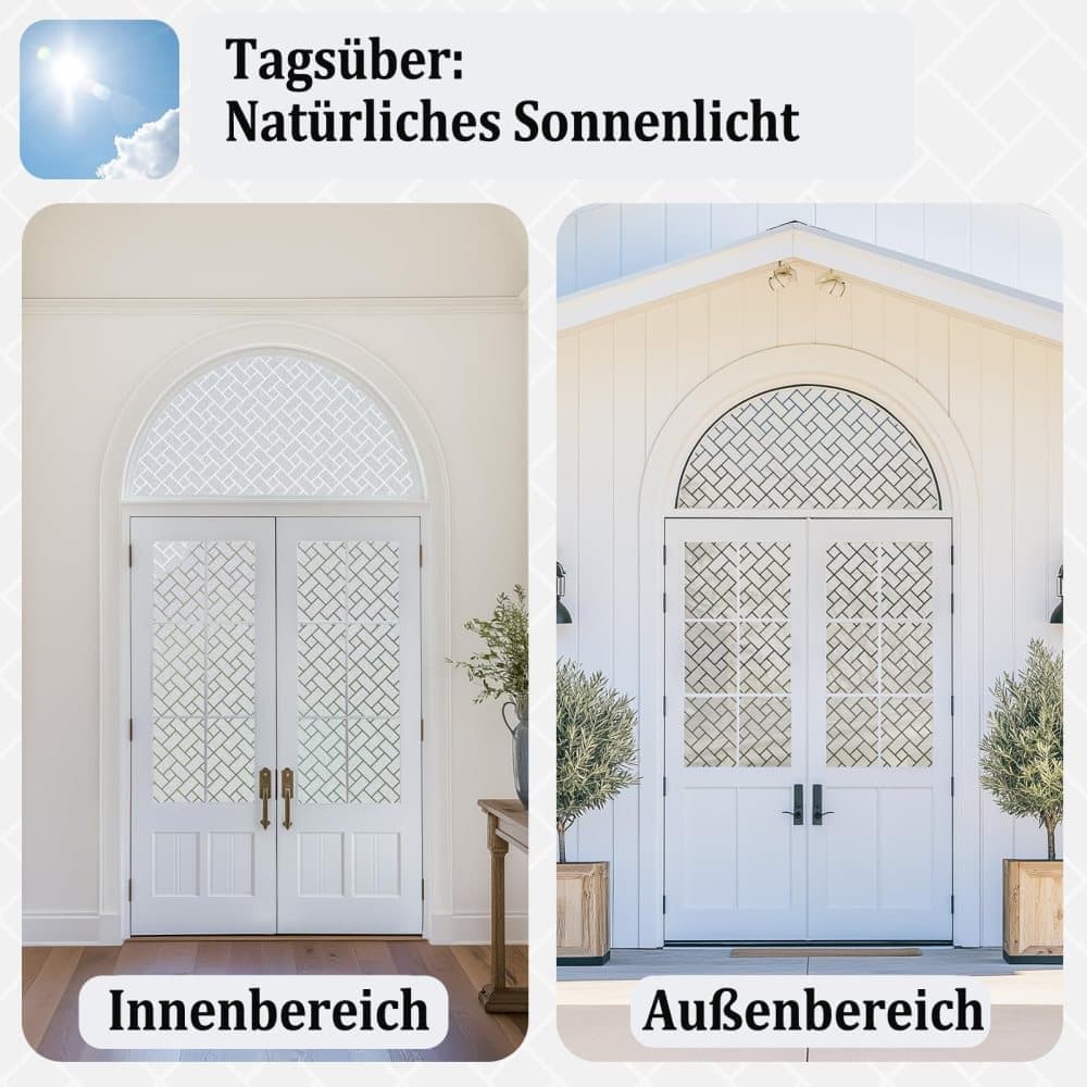3D Decorative Frosted Glass Window Film Self Adhesive Privacy Protection, 40cmx2m — image 4