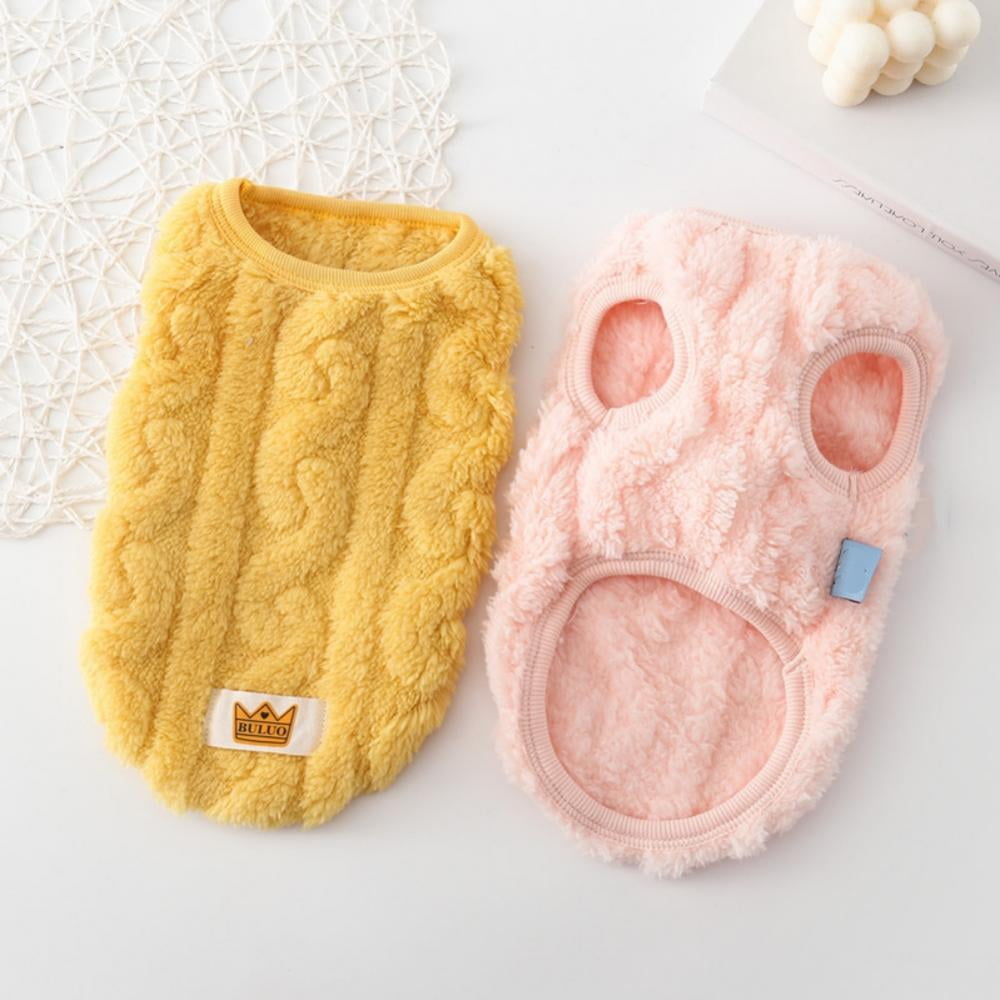 Cat Sweaters Kitty Sweater for Cats Knitwear,Small Dogs Kitten Clothes Male and Female,High Stretch,Soft,Warm Dog Clothes for Small Dog and Cat Winter XL Pink — image 3