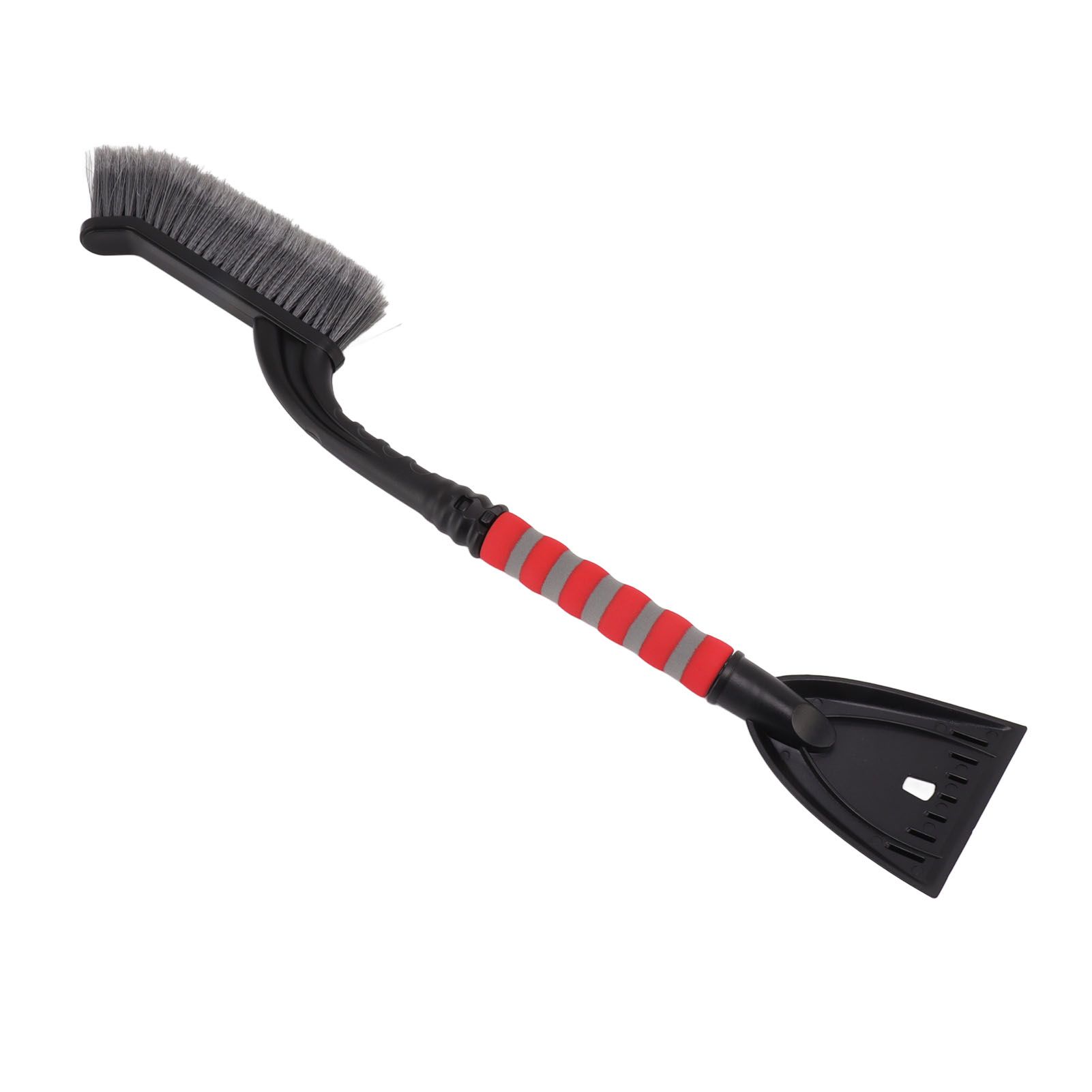 Snow Brush Detachable Ice Scraper Snow Removal Tool with Ergonomic Foam Grip for Cars Trucks Gray Red โ image 3