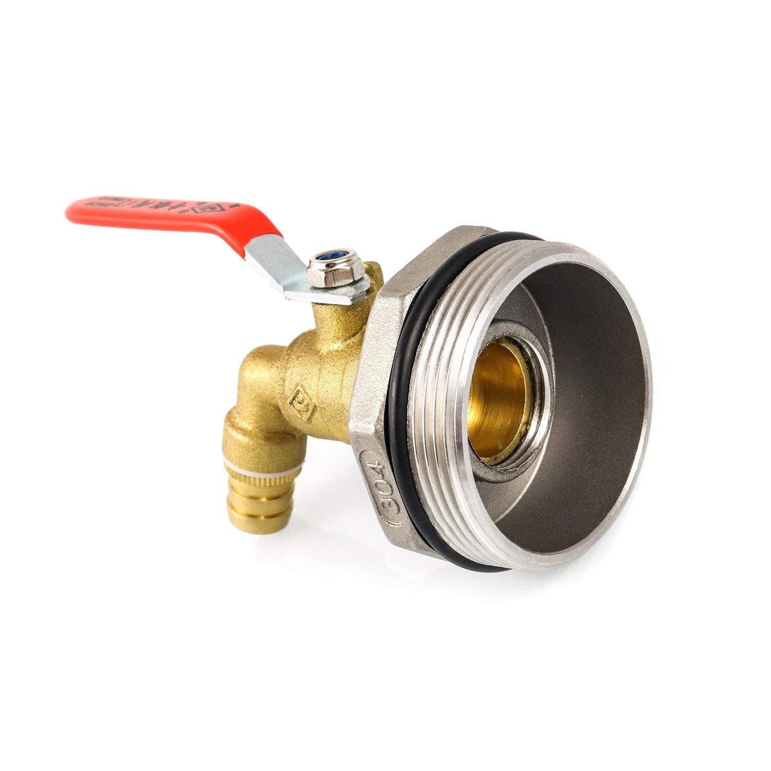 Stainless steel core 2 inches to 6 minutes brass faucet spout ton bucket valve adapter 304 stainless steel โ image 5