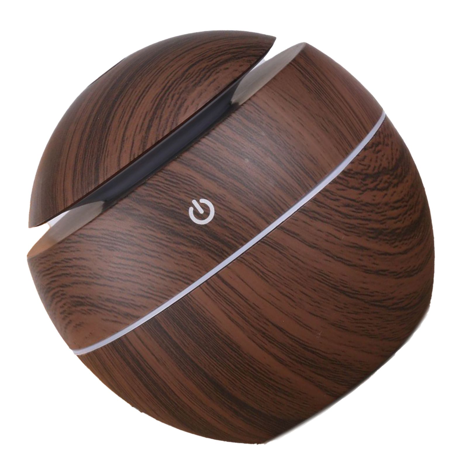 Wood Grain Humidifier Compact Portable 5V 2W USB Humidifier for Bedrooms Living Rooms Office Car — image 3