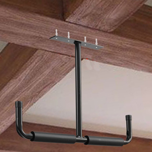 Garage Ceiling Storage Hook Steel, Heavy Duty Storage Rack for Hanging Wood, Bikes, Tools, Timber, Snowboard, Fishing Rods, Sturdy Storage System — image 4