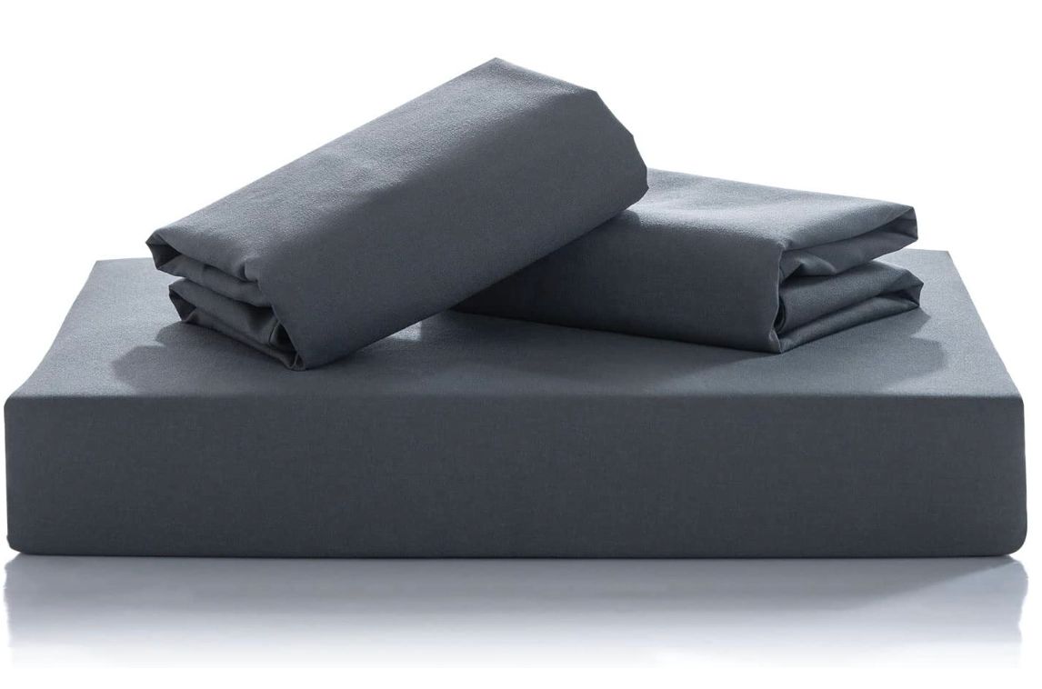 1000TC Reversible King Size Grey Duvet Quilt Cover Set — image 3