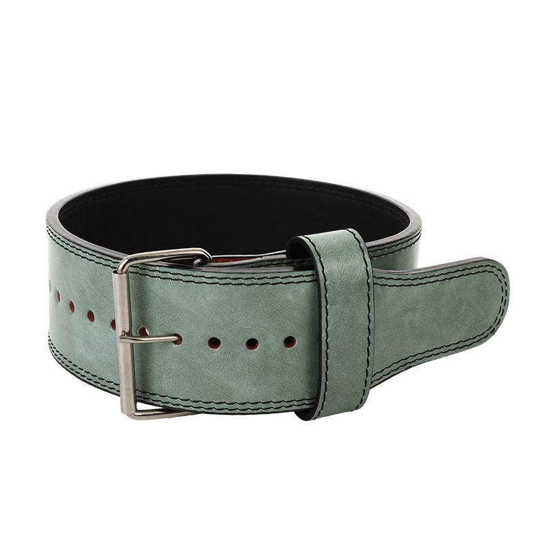 Weightlifting Belt Adjustable Fitness Training Belt for Powerlifting, Bodybuilding and Strength Training - Green M