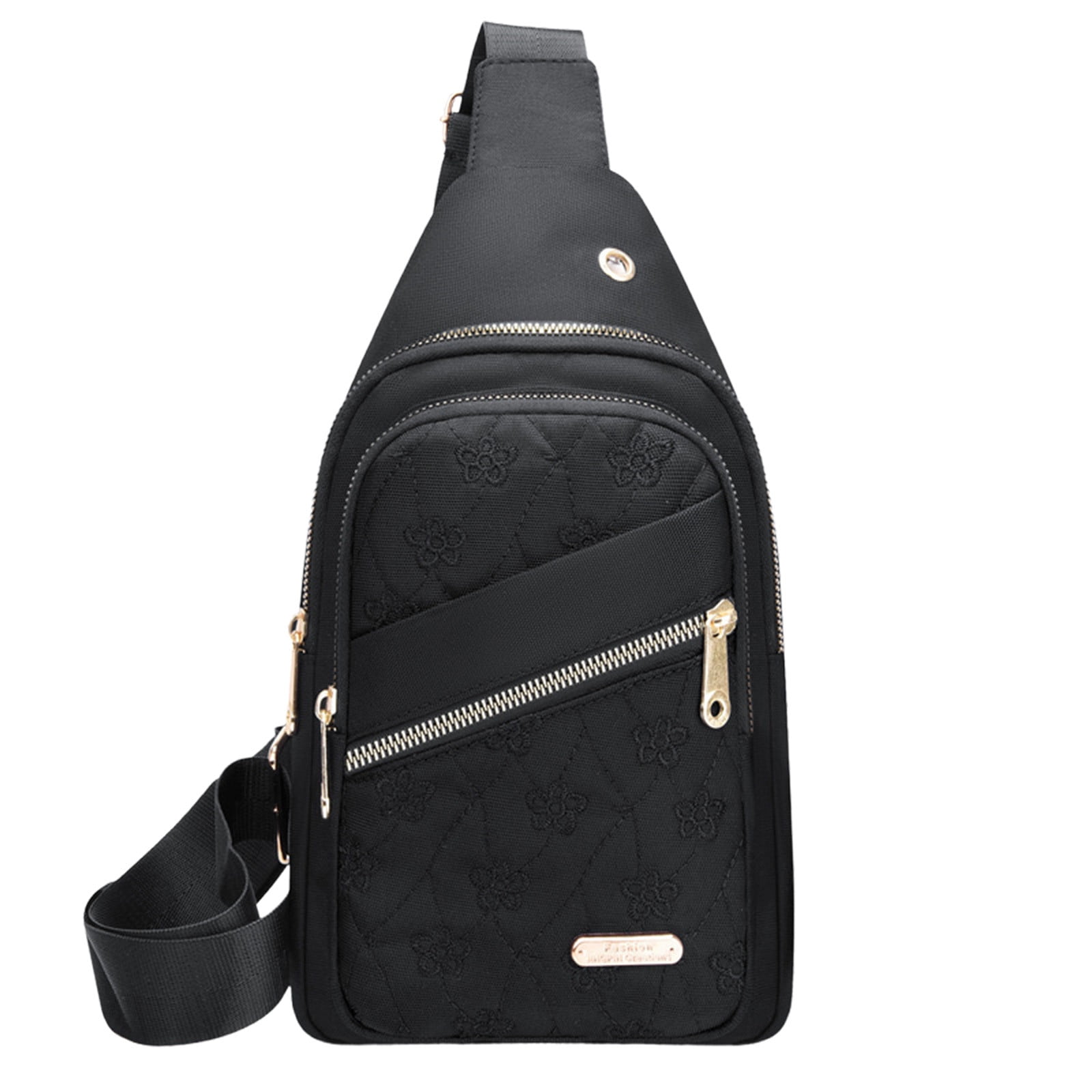Sling Bag for Women, Crossbody Sling Backpack Small Sling Bag Multipurpose Crossbody Shoulder Bag Travel Hiking Backpack, Sling Bag for Men #5-Black — image 2