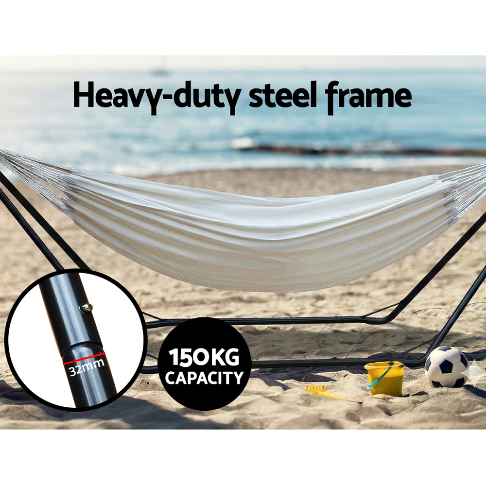 Gardeon Hammock Bed with Stand Outdoor Camping Hammocks Steel Frame โ image 5