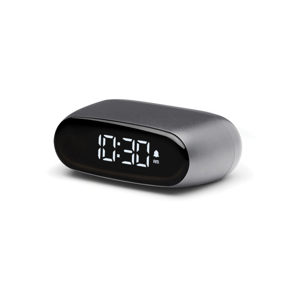 Lexon Minut Mini Alarm Clock - Gunmetal — image 2