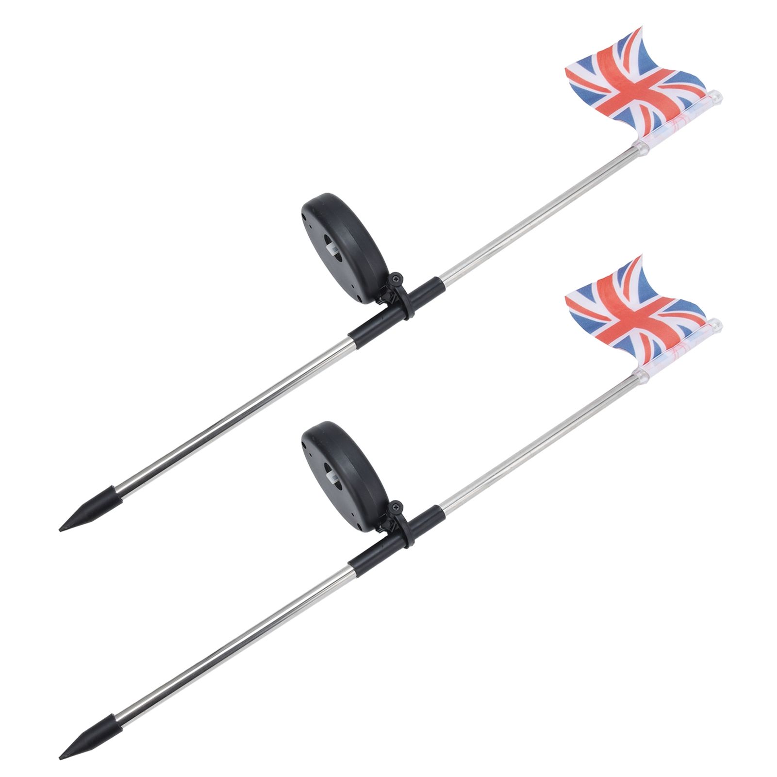 2PCS Solar UK Flag Light LED Solar Garden Lawn Lamp for Outdoor Landscape Decoration White Light — image 6