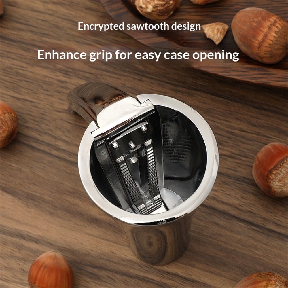 Premium alloy Nutcracker, Ergonomic Long Lever Design, Easy Shelling for Pecans, Walnuts, Hazelnuts(9cm) — image 3