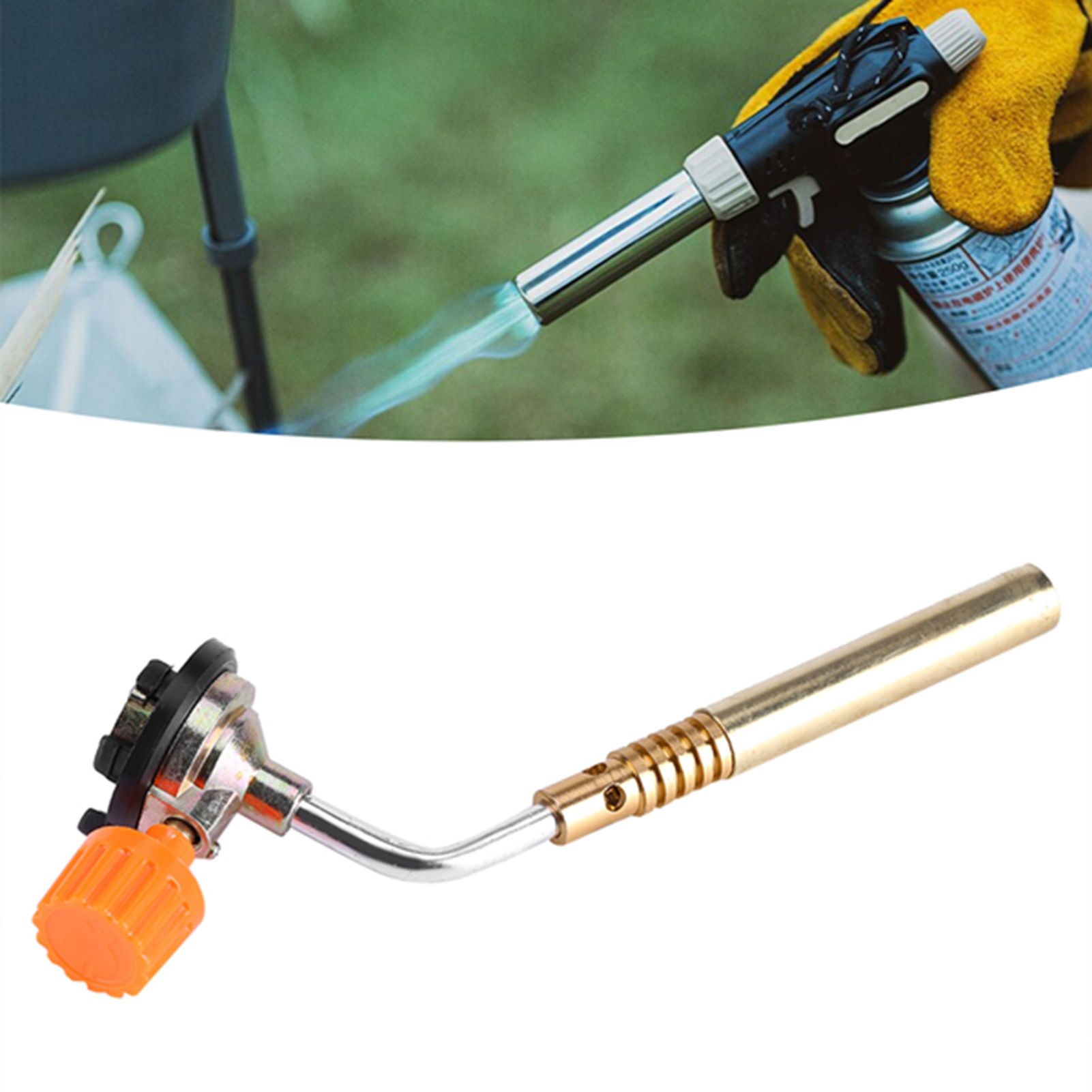 Flamethrower Burner Butane Gas Blow Torch Hand Ignition Camping Welding BBQ โ image 4