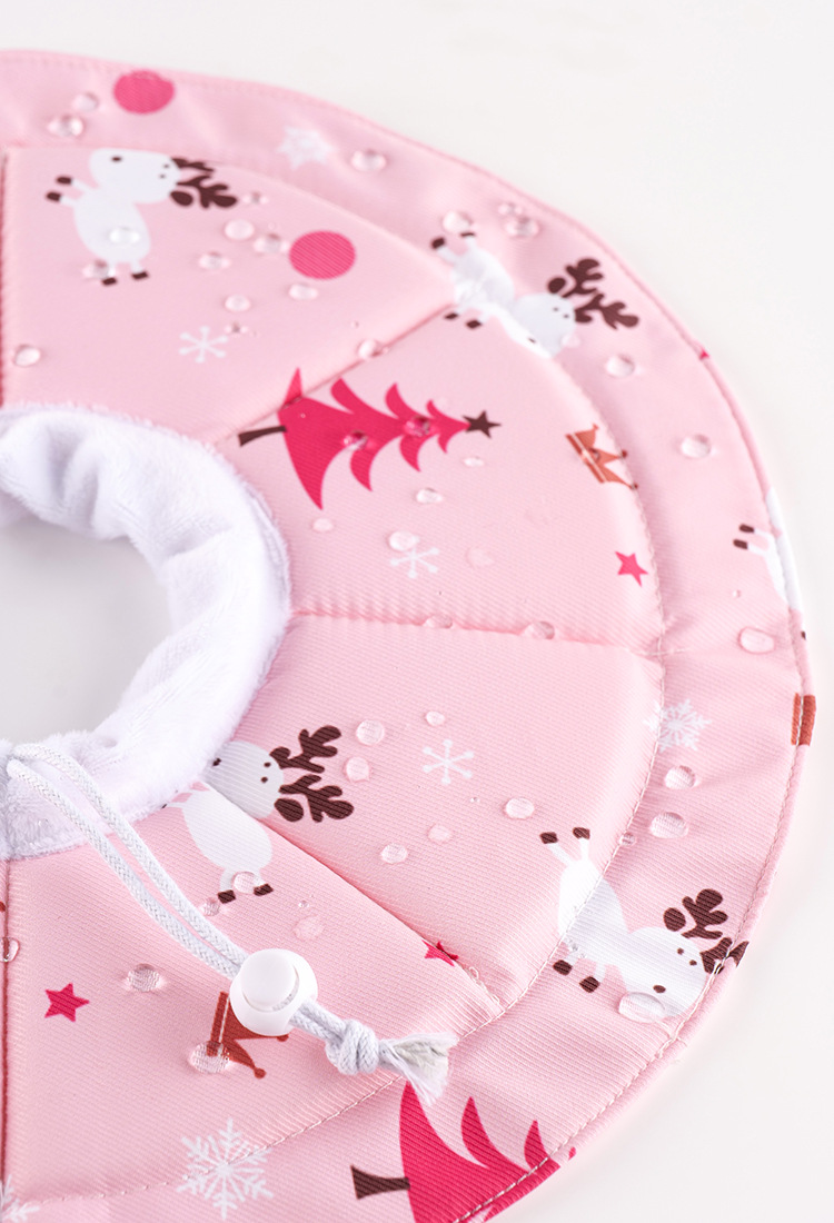 2 Pcs Size M Pink Comfortable Pet Recovery Collar | Waterproof Anti-Lick Collar for Cats & Dogs — image 6
