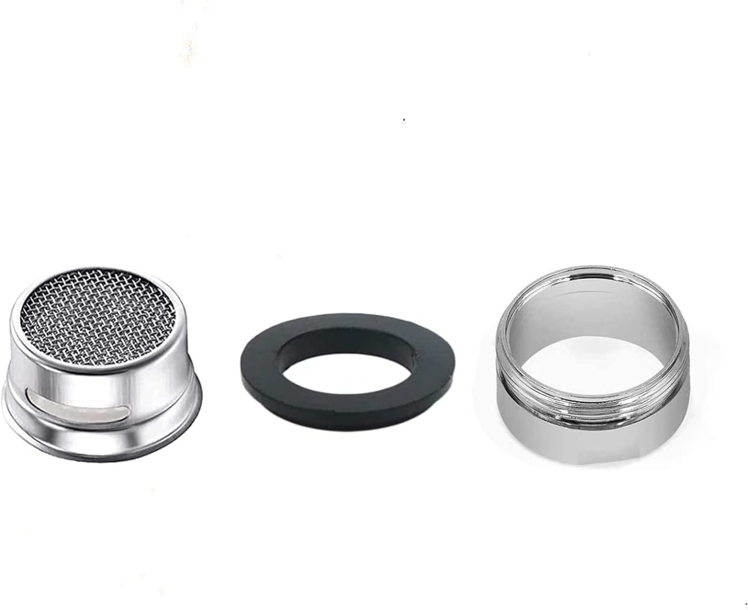 6 Pack Faucet Aerator 2.2 GPM Bathroom Sink Aerator Regular Standard Replacement Parts with Brass Shell 15/16-Inch Male Threads Aerator Faucet Filter with โ image 2