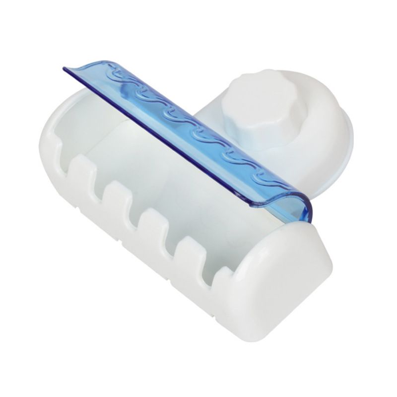 Self Adhesive Toothbrush Holder with Cover for Bathroom, 5-Slot Wall Mounted Toothbrush Organizer Rack for Shower, Dorm, Cabinet โ image 4