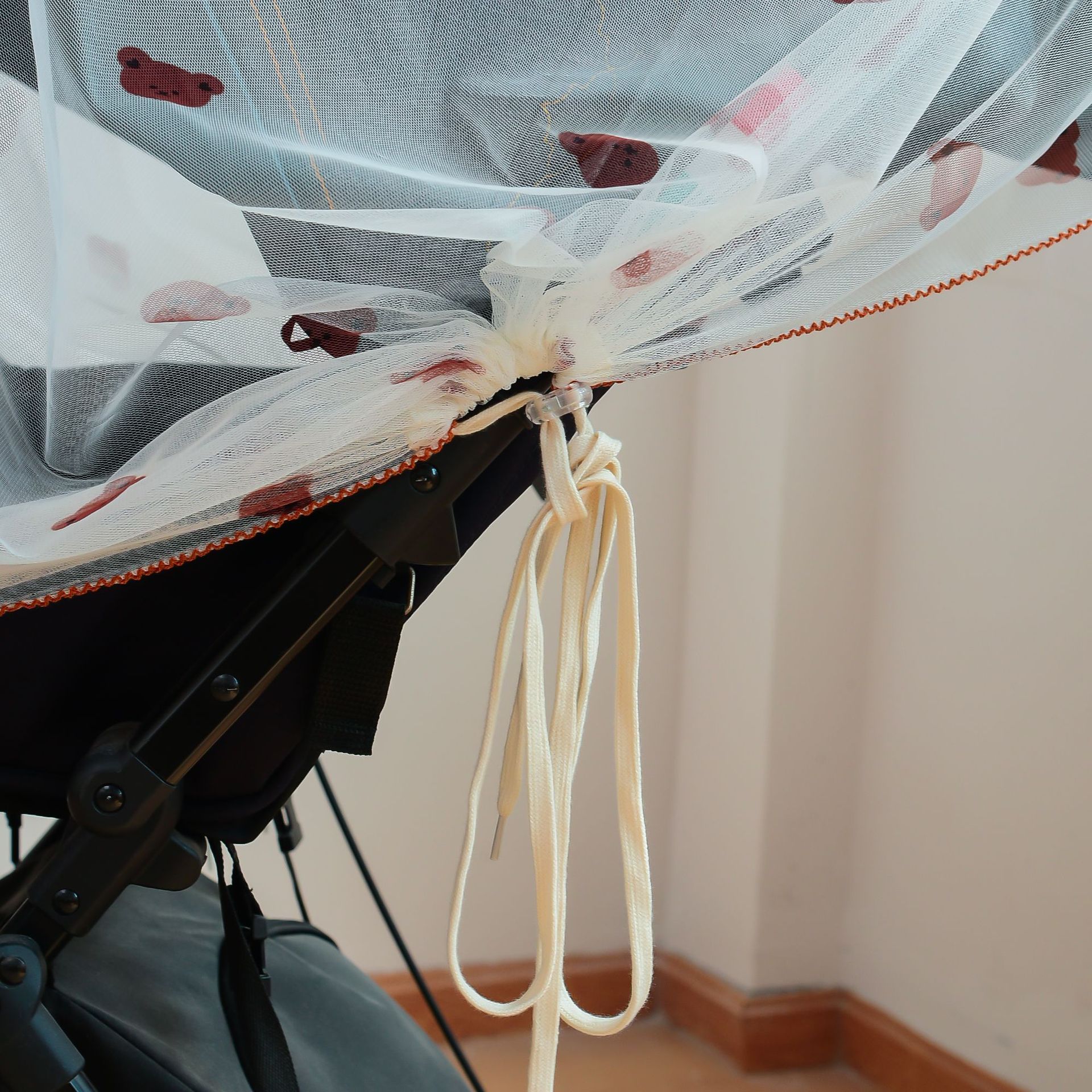 Mosquito Net for Stroller, Reliable Baby Stroller Mosquito Net Baby Stroller Full Cover Mosquito Net Print Stroller Mosquito โ image 5