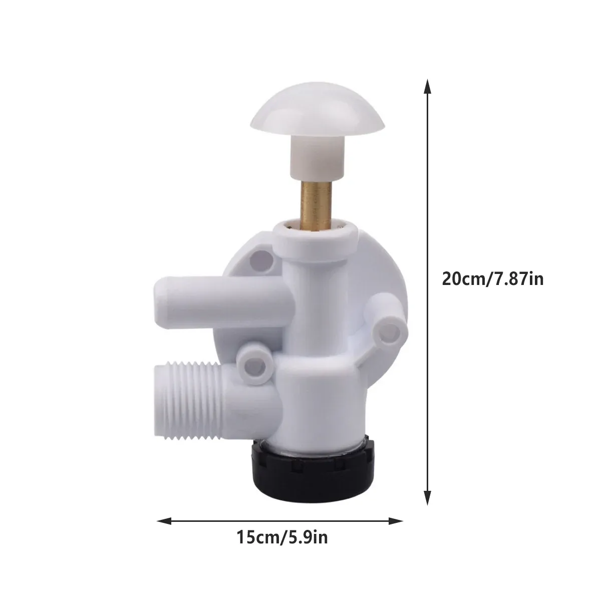 RV Water Valve Kit Camper Plumbing Valve Set Trailer Water Line Replacement Part — image 3