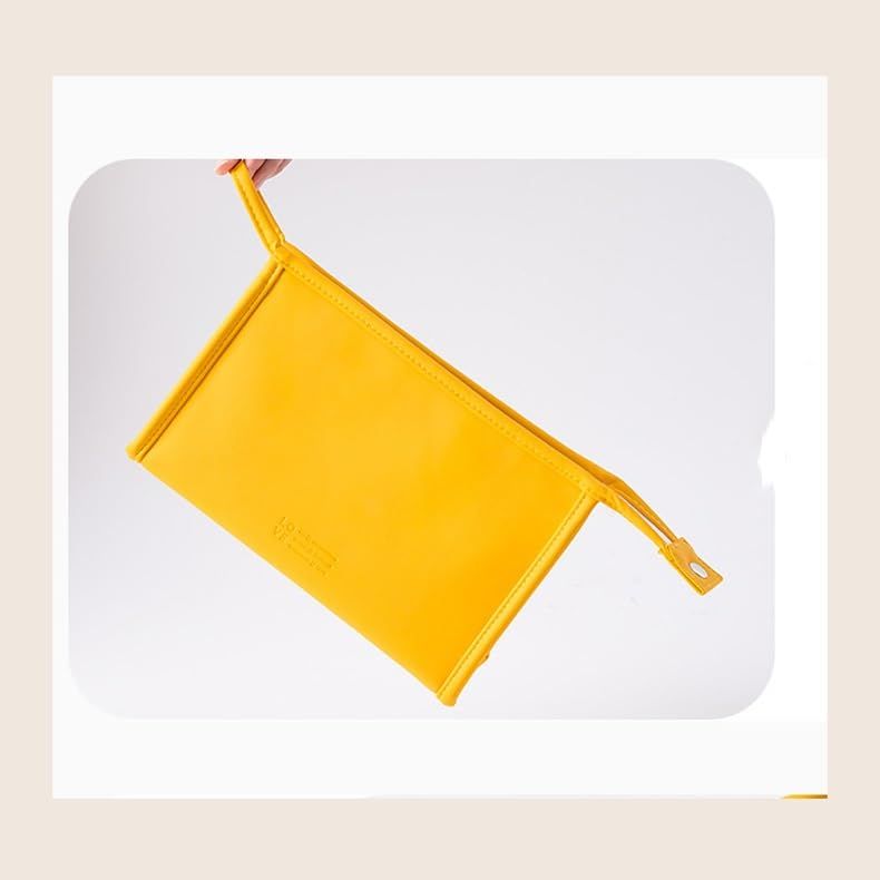Women Make Up Makeup Bags Organizer Cosmetic Bag Candy Color PU Portable Toiletry Bag Travel Make Up Pouch — image 4