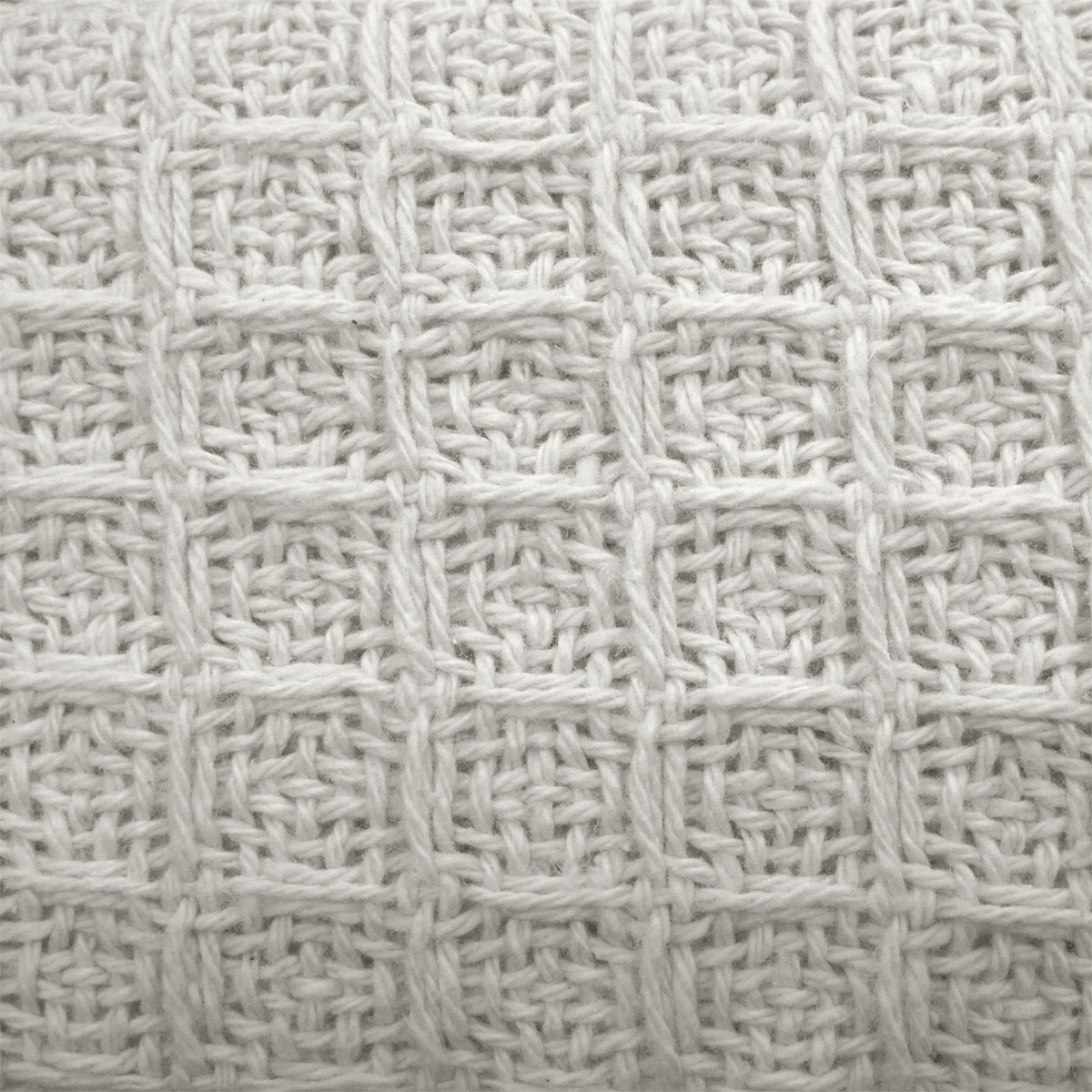 Cotton Waffle Blanket White Single โ image 3