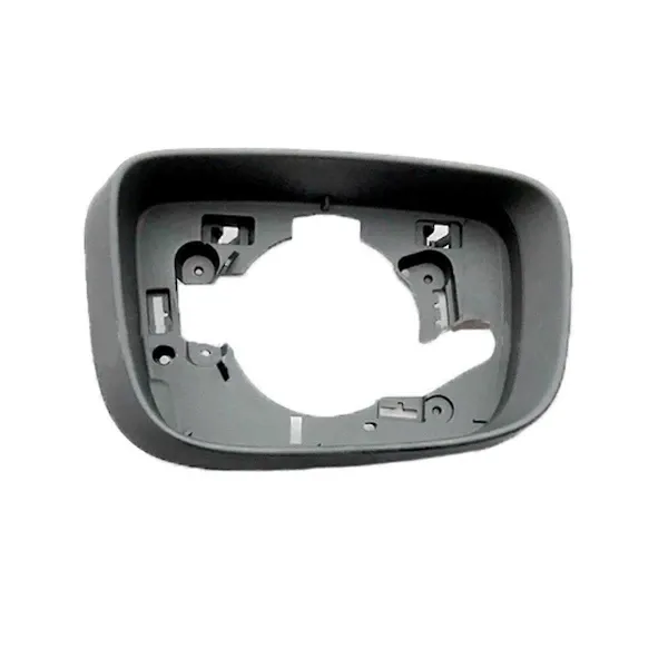 Rearview mirror frame for XC60 2009-2017, right, ABS Plastic material, direct exterior replacement, vehicle trim repair, Black Color