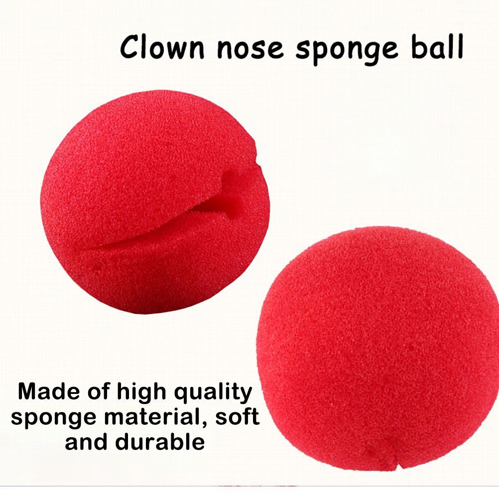 Sponge Nose Soft Clown Nose Funny Cosplay Prop for Halloween Costume Party — image 3