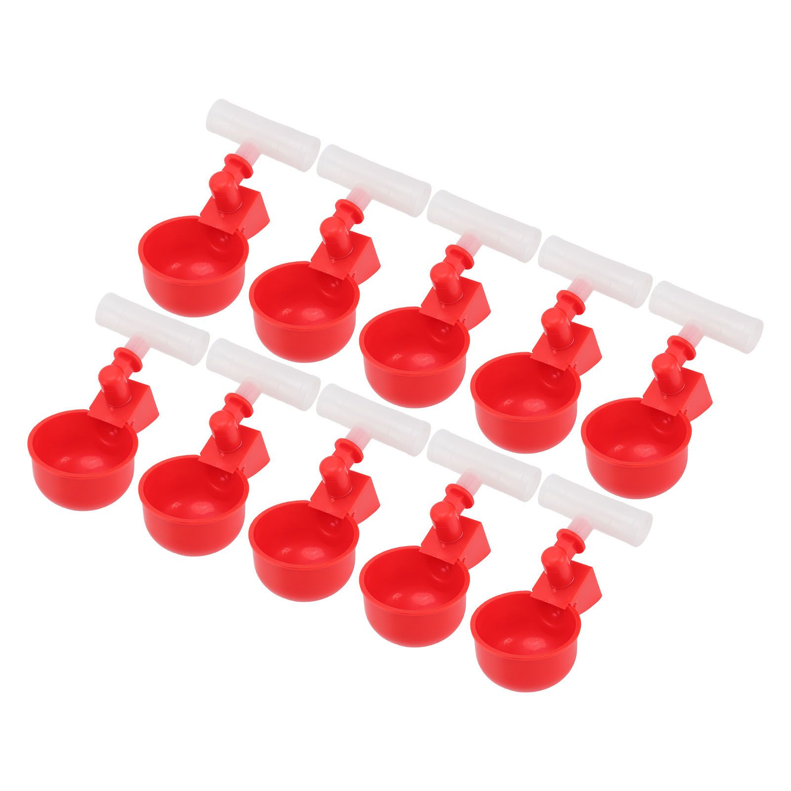 10 Set Chicken Waterer Cups Automatic Filling Prevent Leakage Pigeon Drinking Bowl for Ducks Birds G3/4 โ image 3