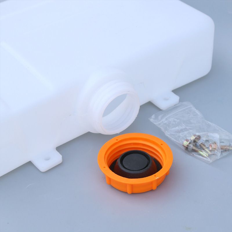 7L Fuel Tank Plastic Petrol Diesel Oil Petrol Tank Water Tank for Boat Car Truck Parking Heater Accessories, White — image 2