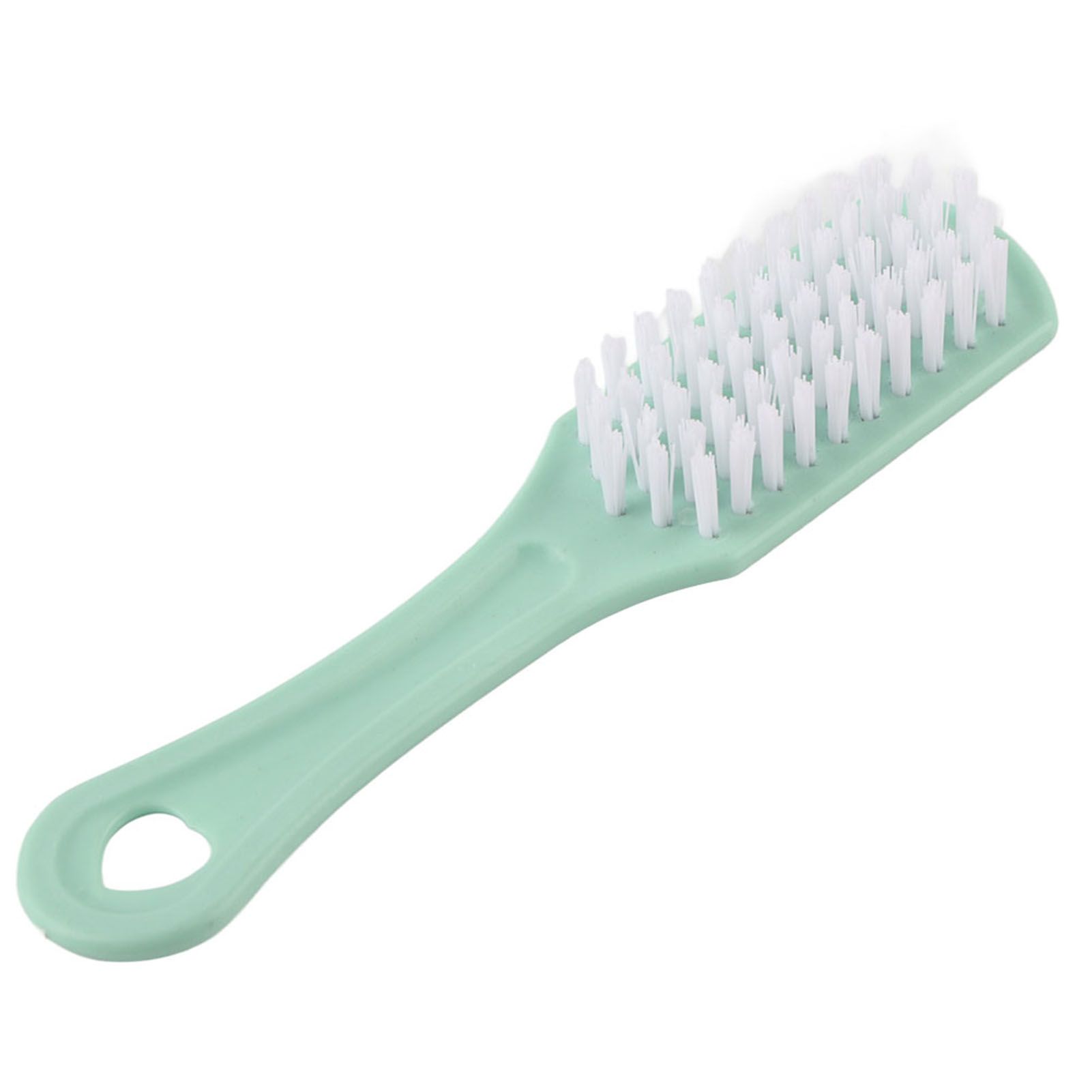 Multi functional Plastic Shoe Cleaning Brush Bushy Nylon Bristles Scrubber Washing Tool(Green) — image 4