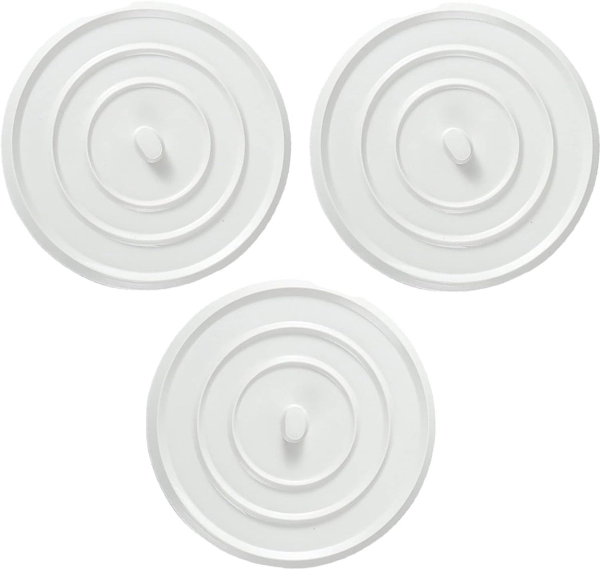 Pieces Silicone Bathtub Drain Stopper - Drain Plug - Universal Bath Stopper - Sink Plug - Bath Plug - Drain Stopper for Bath and Washbasin - Sink