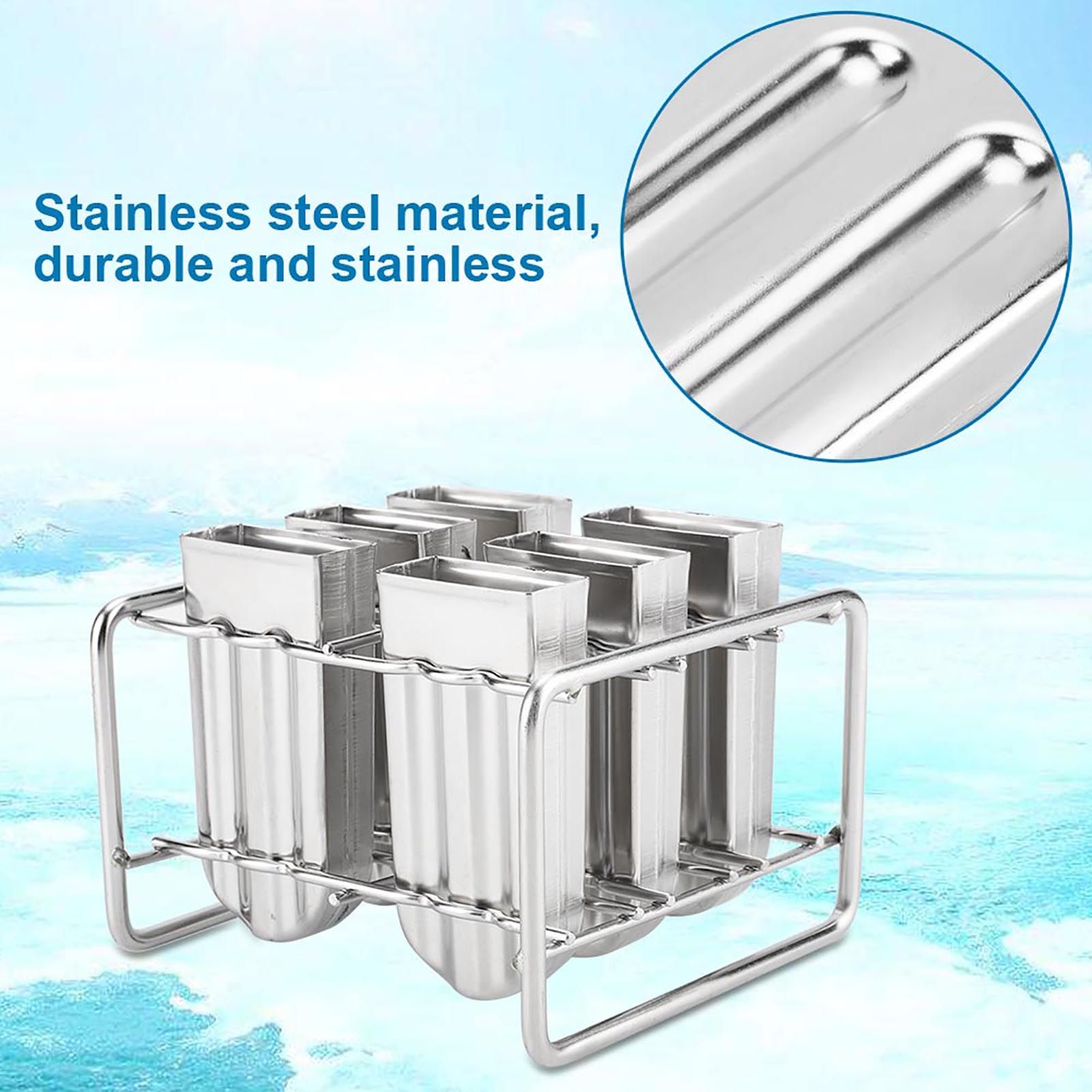 Stainless Steel Molds Ice Cream Industrial Home Kitchen DIY Ice Pop Mould Maker Tool(2#) โ image 4