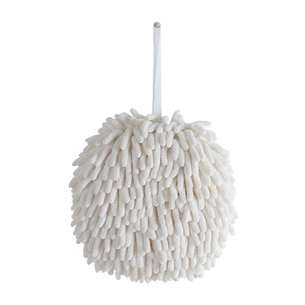 Ball Towel (Set of 2) White and Gray - Dry Your Hand Instantly conveniently with This Creative Bath Towel Set Decorative Towels for Bathroom — image 4