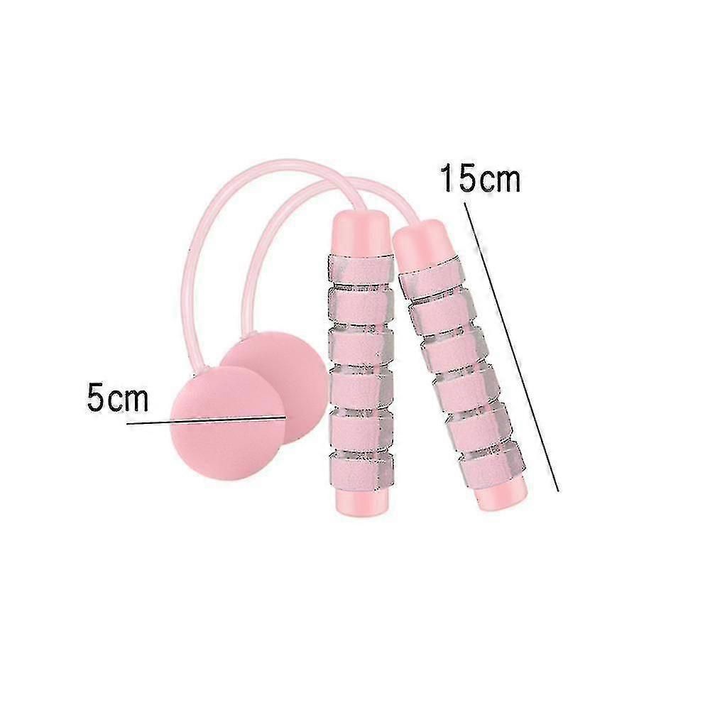Jump Rope,Ropeless Jump Ropes For Fitness,skipping Rope For Wellness Beginners,adults Workout - Pink — image 2