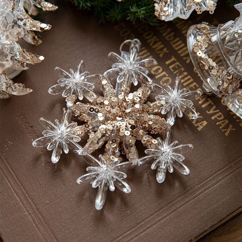 2pcs Snowflake A Christmas Ornament Props — image 5
