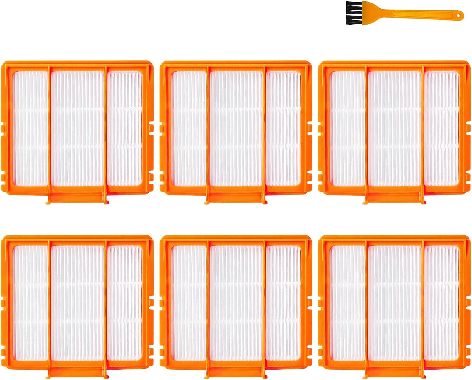 6 Pcs Replacement Pre-Motor Filter Compatible for Shark AV251WAXUS AV2511AE AV2501S AV2501AE RV2610WA UR2500SR UR250BEOUS AI Ultra Vacuum Robots Saver Kit