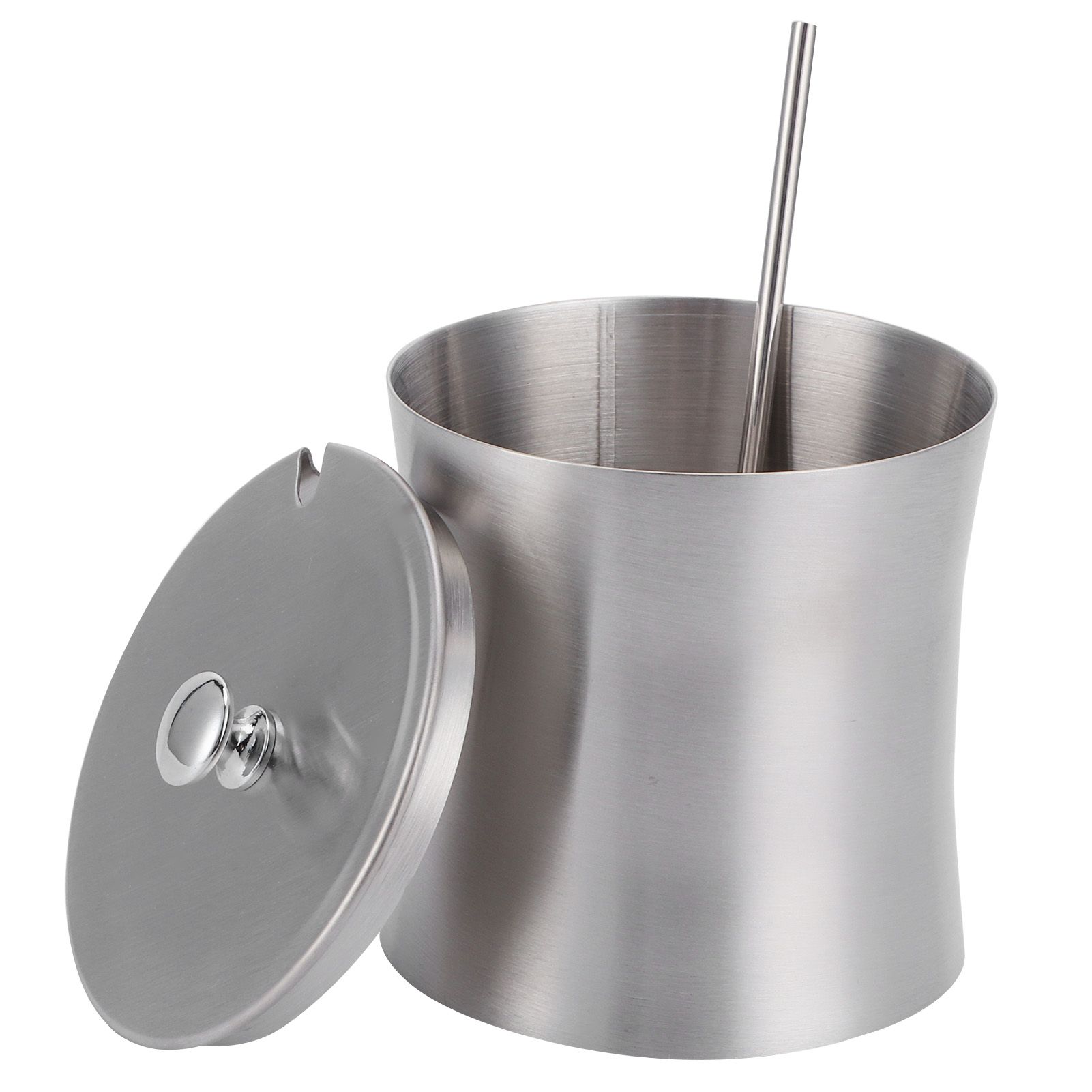 Stainless Steel Seasoning Pot Can Spice Condiment Bottle Pot Jar with Cover Spoon β image 2