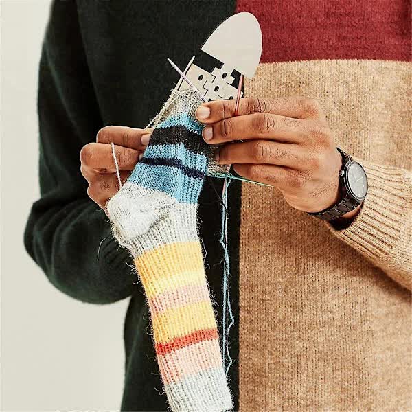 pcs Wooden Sock Blockers for Knitting, Adjustable Sock Blockers for Knitting Blockers Knitting Crochet S — image 2