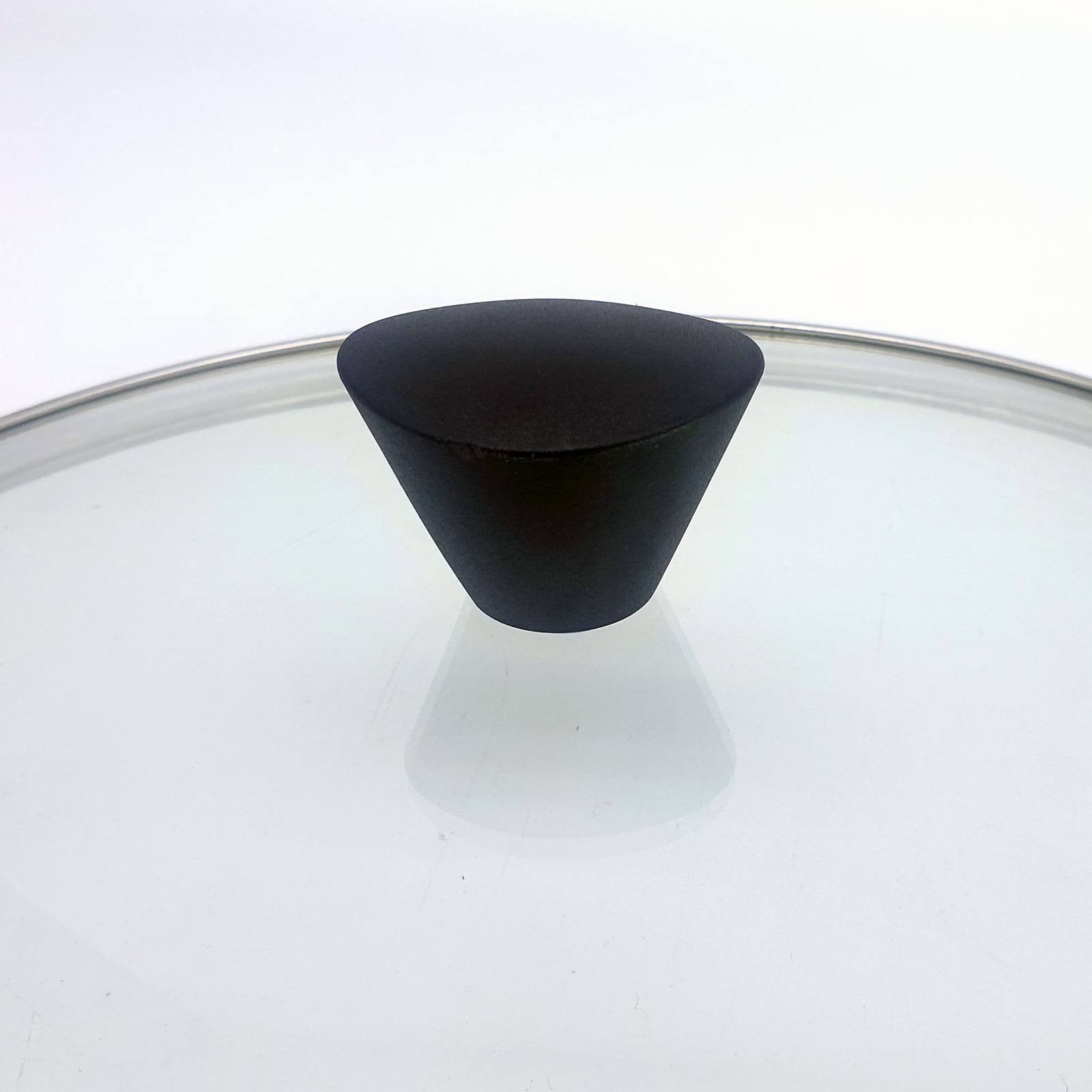 KOMAN Stainless Steel Glass Lid with Bakelite Handle - 26cm โ image 4