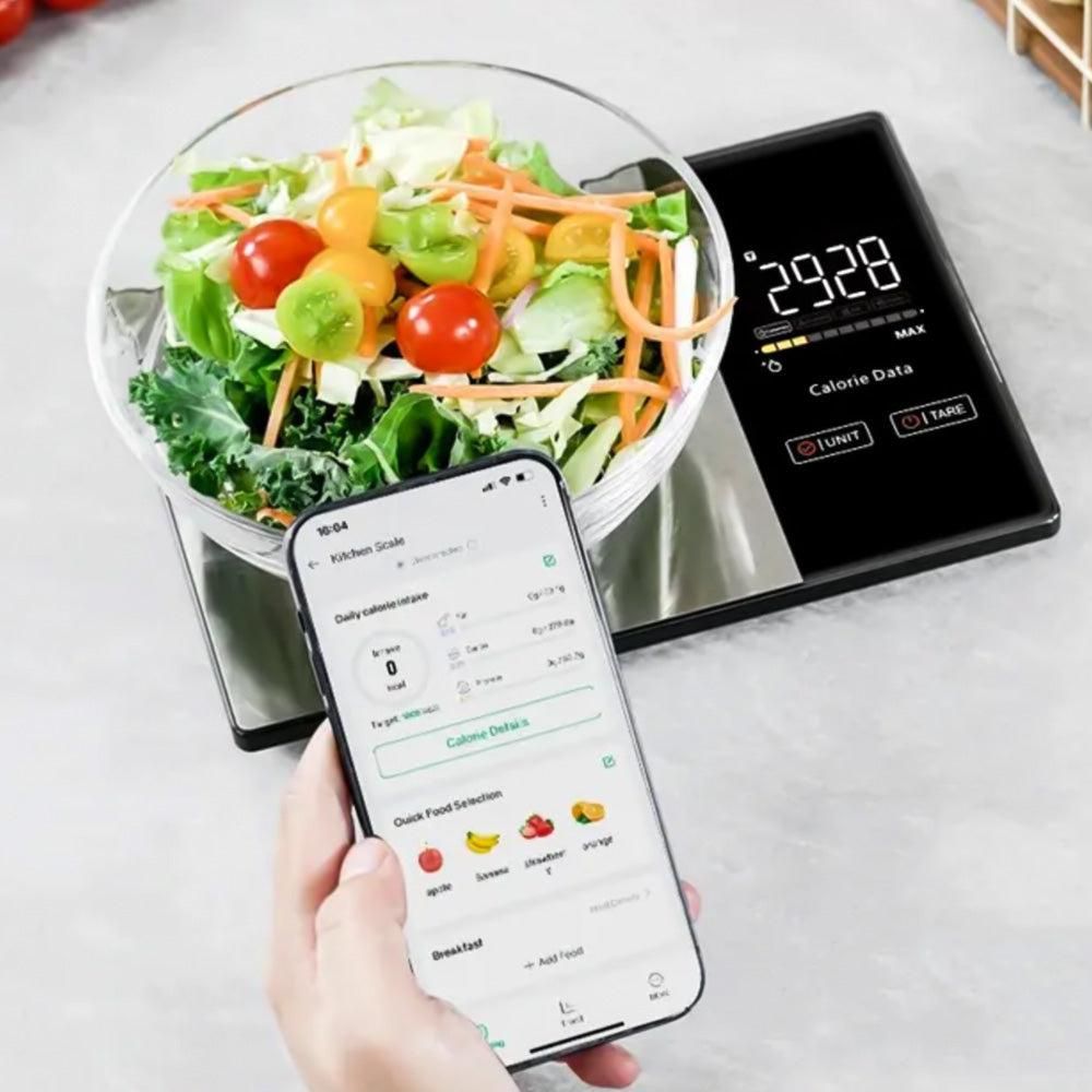 Smart Nutrition Food Scale with LED Display Tracks Calories Fat for Nutrition Tracking โ image 3