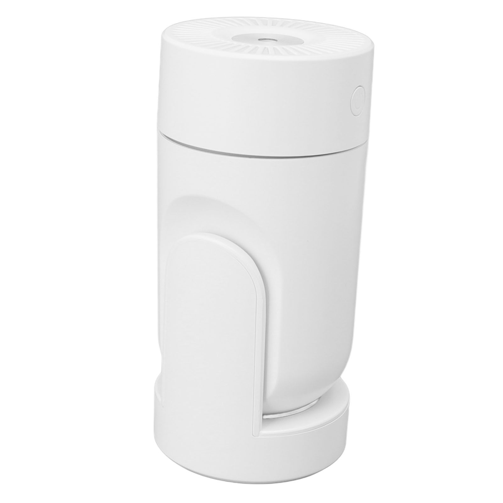 Portable Mini Humidifier USB Automatic Rotating Super Quiet Small Desktop Cool Mist Humidifier for Bedroom Office Car Travel White — image 3