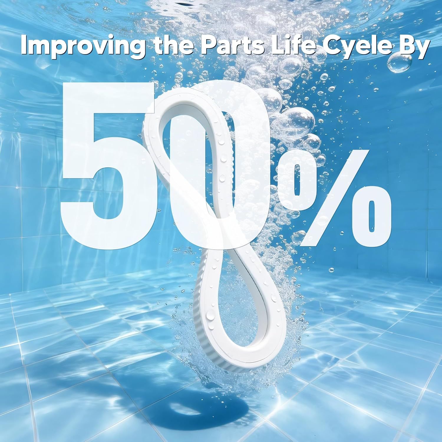 Upgraded Rubber Tire with Treads LLC1 Tire and 360007 Tire Replacement or Pentair Legend Pool Cleaner Wheel Rubber Tires Automatic Pool and Spa Cleaner (4 — image 4