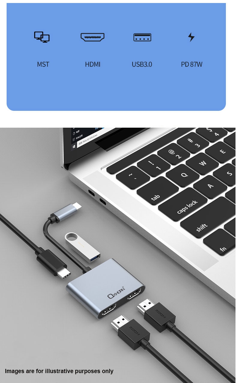 Oxhorn USB C Multi Display Adapter โ image 4