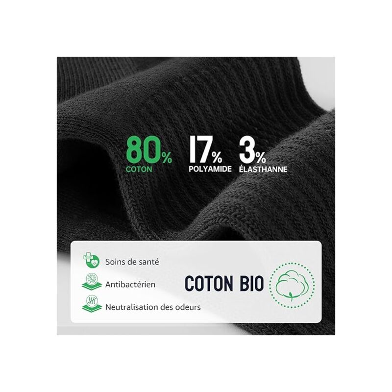 Thermal Socks For Men And Women, Work Socks, Breathable Cotton Winter Socks, 6 Pack Non-Slip Sport Socks Xl โ image 2