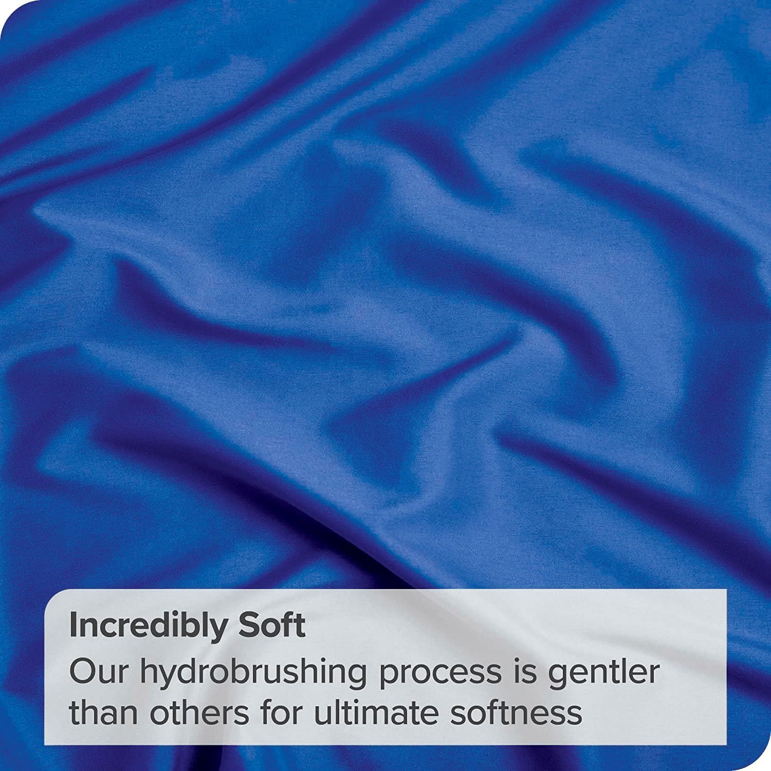 Elegant Comfort Premium Hotel Quality 1-Piece Double Flat Sheet, Luxury and Softest 2000 Thread Count Bedding Flat Sheet(Double,Royal blue) — image 3