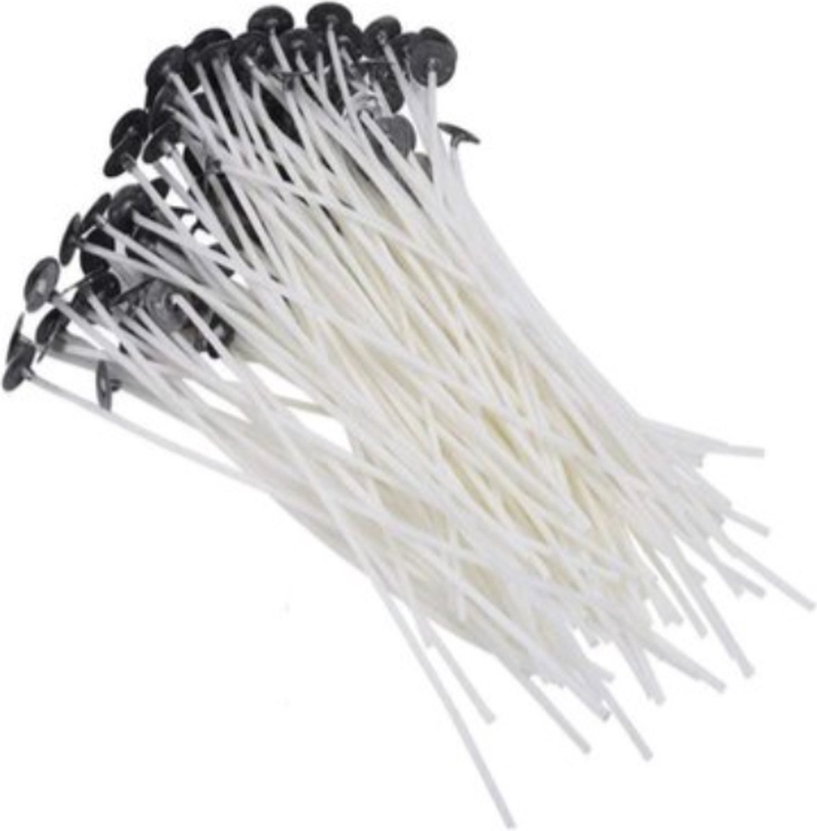 Candle wick - For making your own candles, 15 cm - 20 pieces