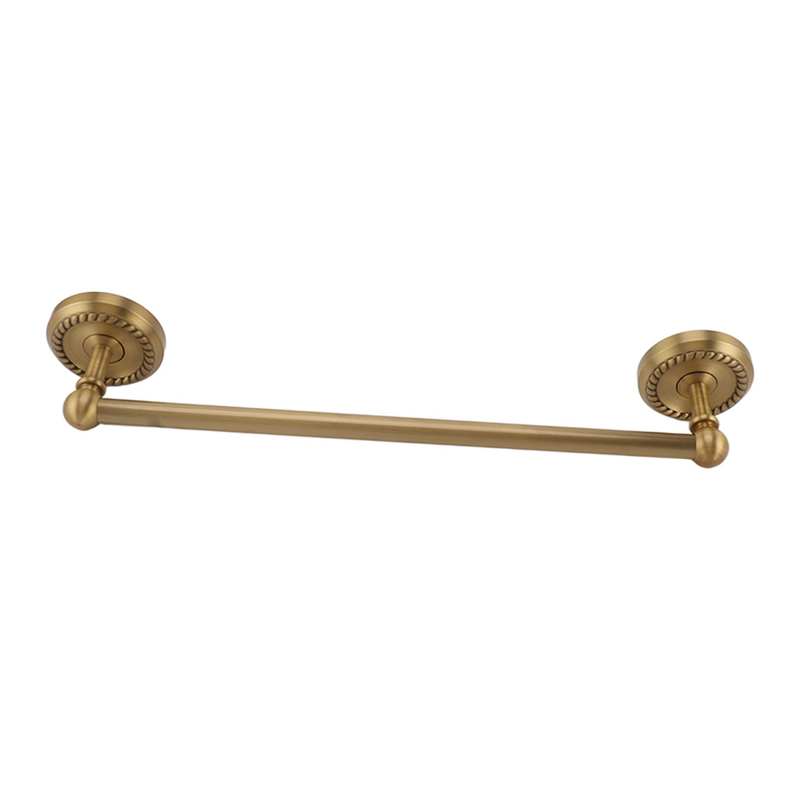 All Copper Bathroom Towel Bar European Style Wall Mounted Towel Rack for Bathroom 41cm Antique Color โ image 4