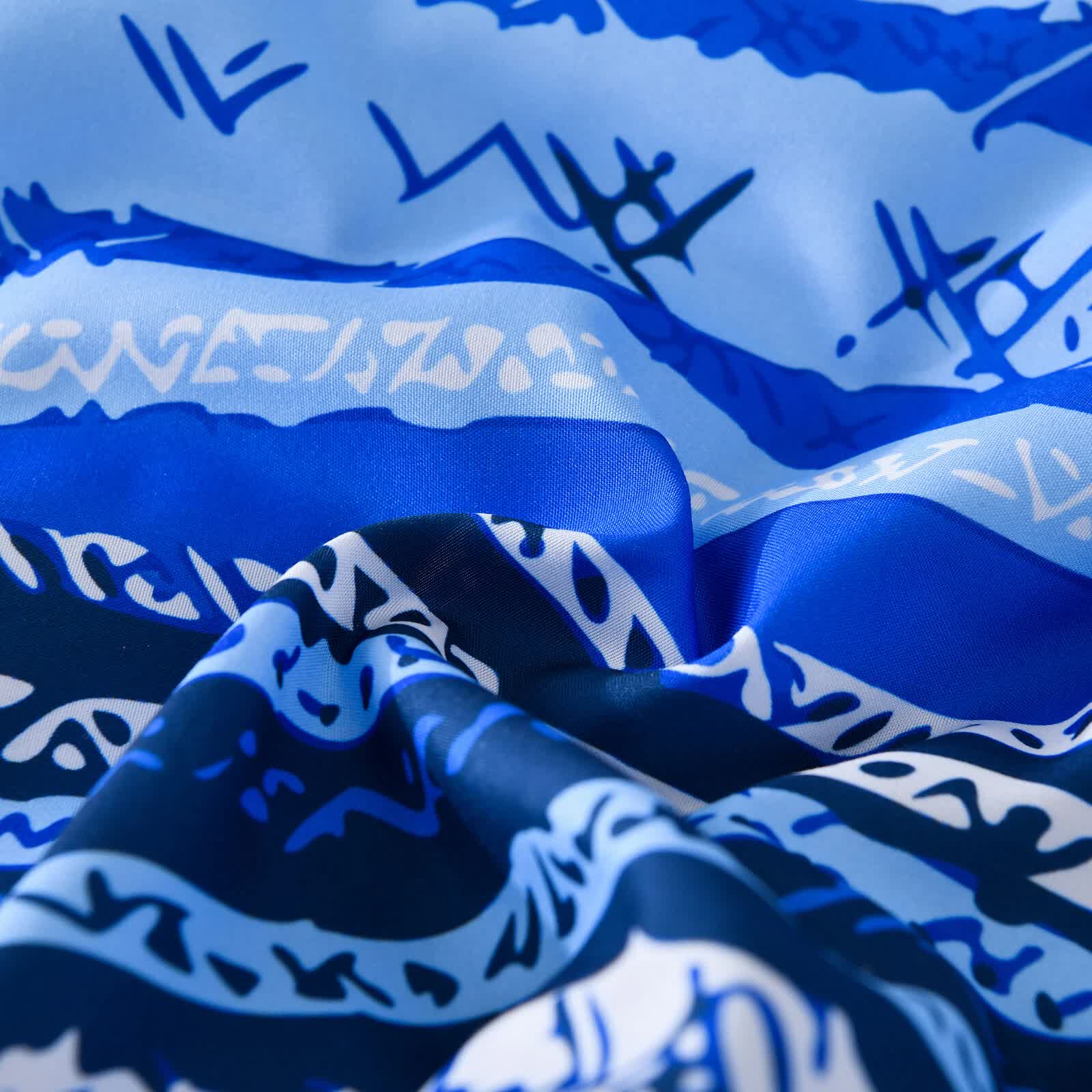 Nordic Calm stripes Blue 3‑Piece Comforter Set – Scandi Chic Vibes — image 5