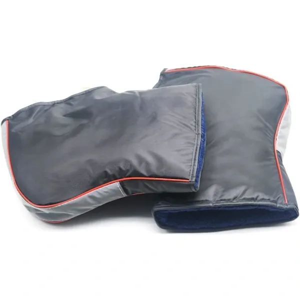 Motorcycle Handlebar Mittens Windproof Mittens Hand Warmers Waterproof Warm Motorcycle Handlebar Hand Protection Muffs Hand, Gray, Grey Color โ image 3