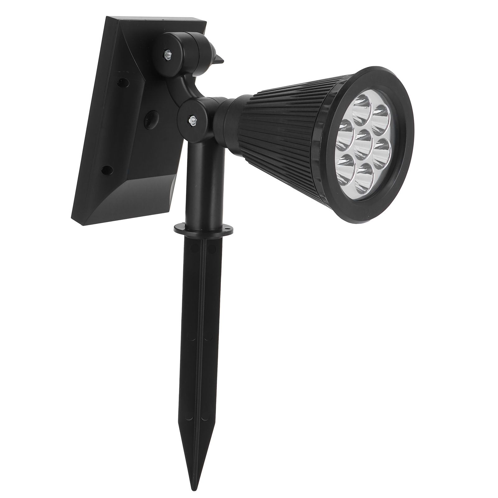 7LED Solar Light Intelligent Outdoor Garden Spotlight Lawn Lamp Landscape Lighting BlackWhite Light — image 2