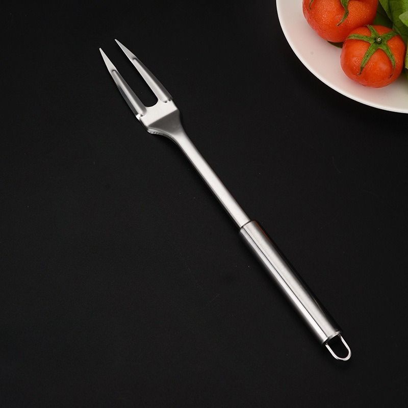 2pcs Stainless Steel Carving Fork for Meat, Heavy-Duty Long Heat-Resistant Handle for Grilling Cooking Serving BBQ — image 4
