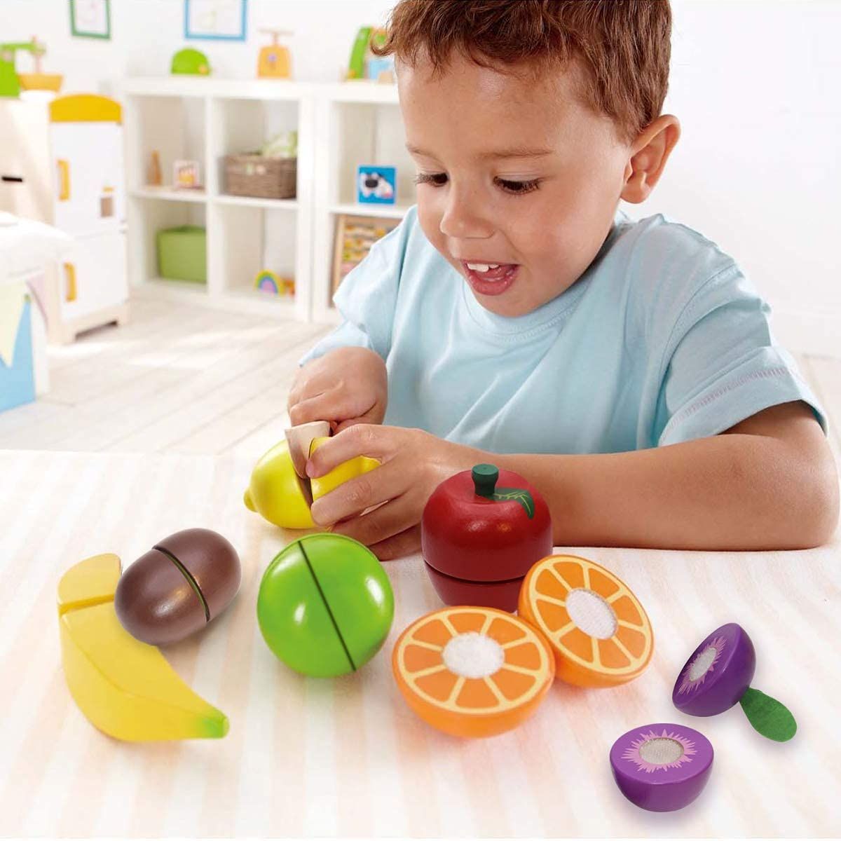 15pcs Play Food for Kids Kitchen Cutting Fruits Toys for Toddlers Pretend Vegetables Gift for Boys Girls Educational Toys โ image 3