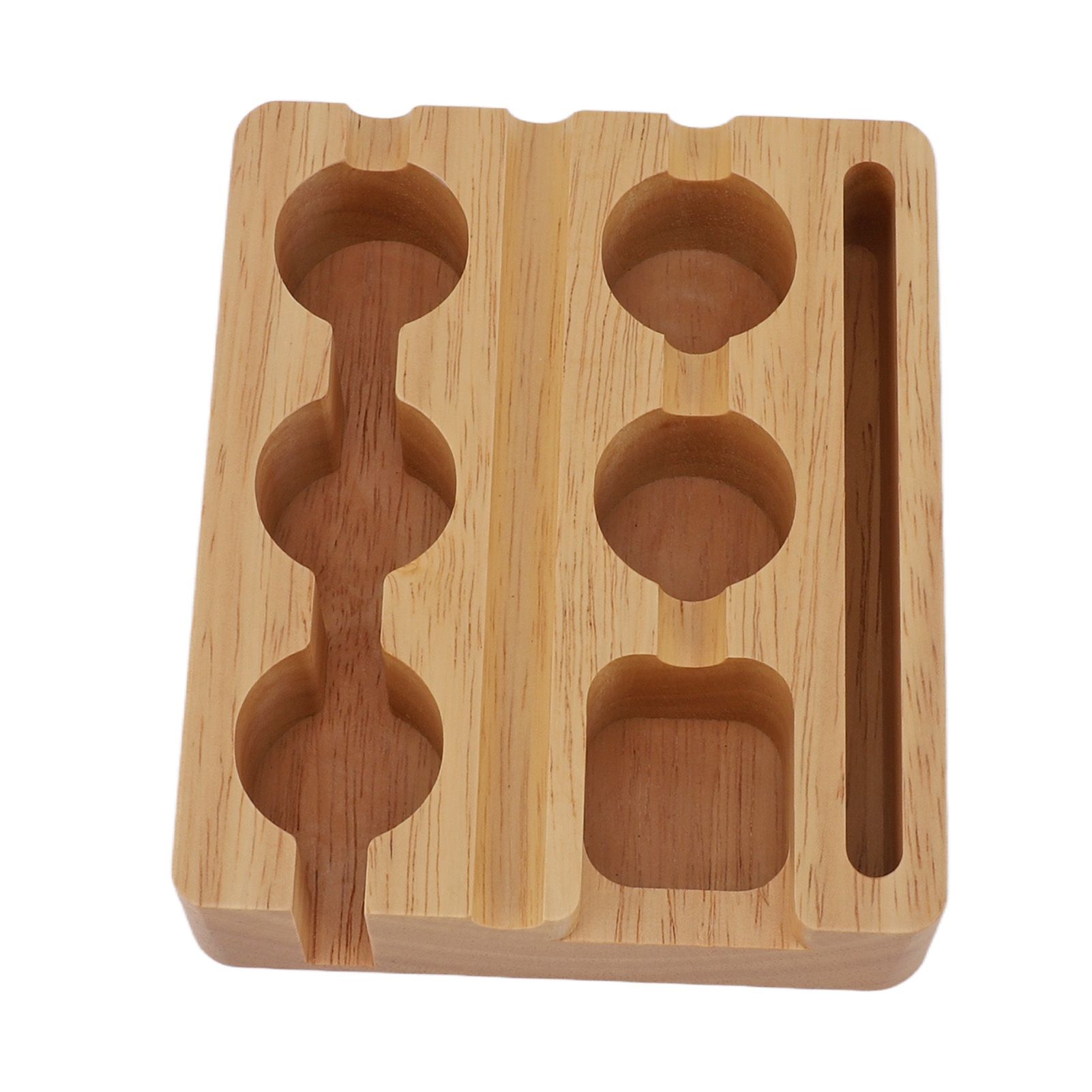 Reusable Coffee Capsule Refill Kit 60PCS 37mm Aluminum Foil Seals Lid with Wooden Holder Brush Spoon for Nespresso Original Coffee Pods — image 6