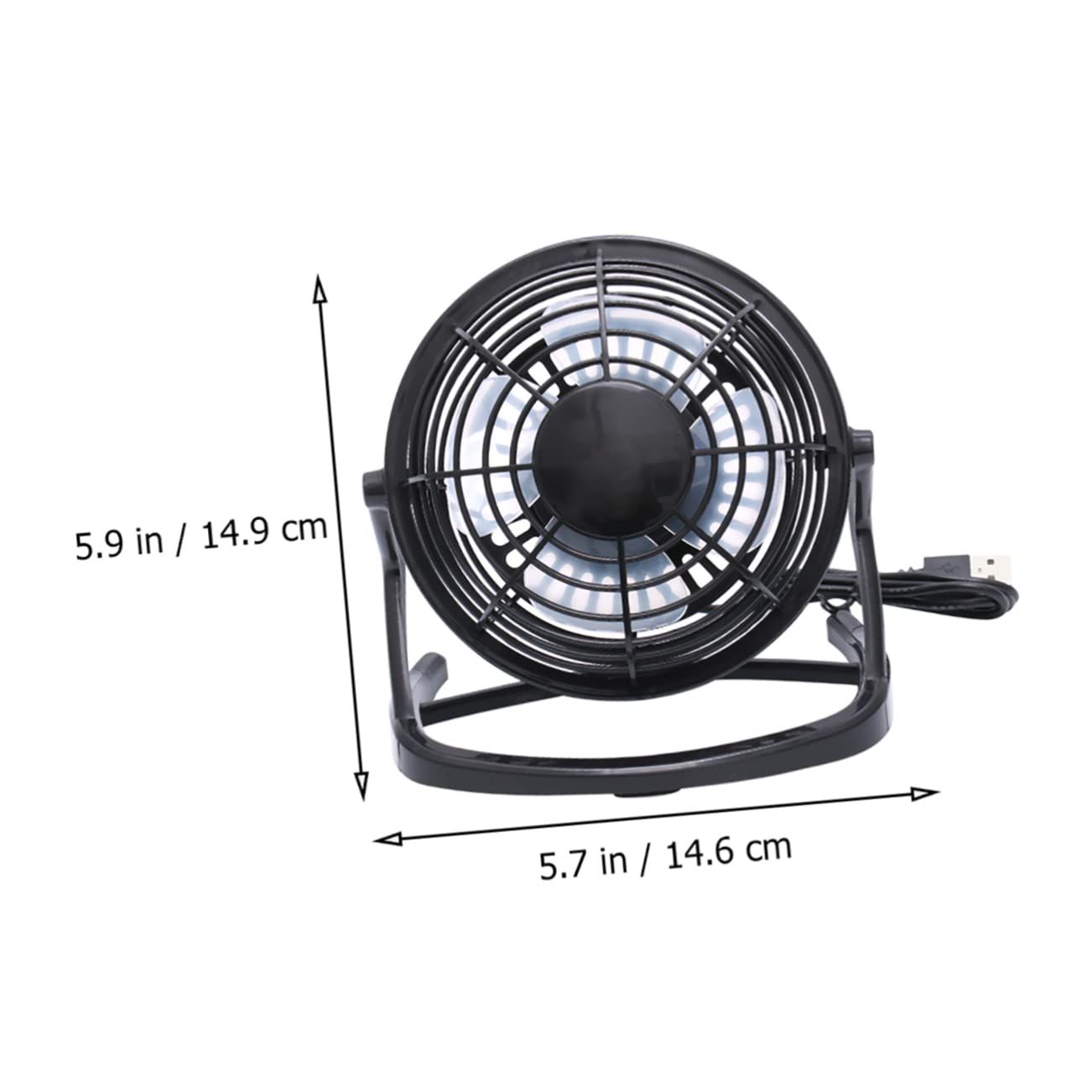 Rechargeable Batteries Small Exhaust Fan Desk Fans Small Quiet Electric Plug in Rechargable Batteries Small Table Fan Student — image 2